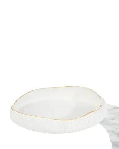 John-Richard Collection White Free-Form Bowl I | Thumbnail 1 John-Richard Collection White Free-Form Bowl I | Thumbnail 1