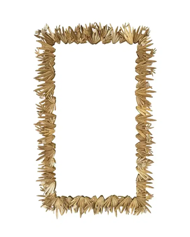 John-Richard Collection Herba Brass Mirror
