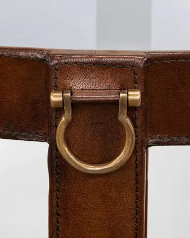 Sarreid Leather Harness Side Table | Thumbnail 5 Sarreid Leather Harness Side Table | Thumbnail 5