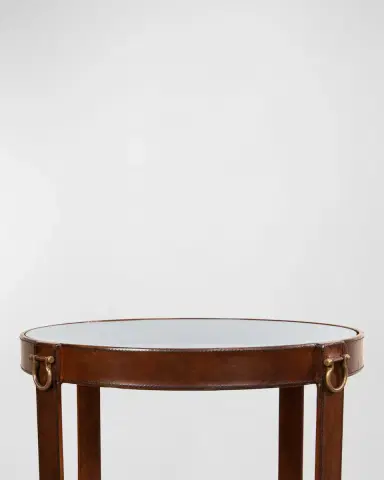 Sarreid Leather Harness Side Table | Thumbnail 6 Sarreid Leather Harness Side Table | Thumbnail 6
