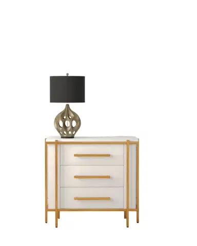 Sarreid Blakely Faux Shagreen Nightstand | Thumbnail 1 Sarreid Blakely Faux Shagreen Nightstand | Thumbnail 1
