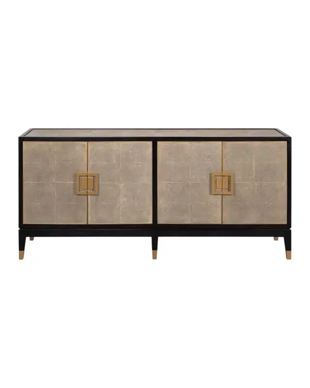 Sarreid Beto 4-Door Faux Shagreen Sideboard