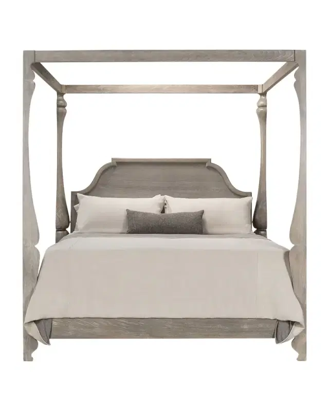 Sarreid Madeline Bungalow King Canopy Bed