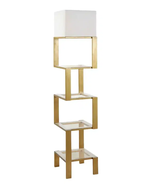John-Richard Collection Foundation Etagere 87" Floor Lamp