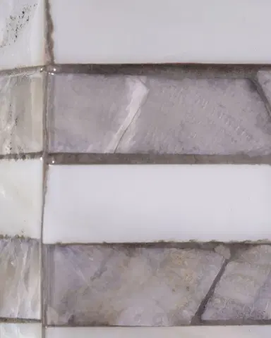 Jamie Young Marmont Mother-of-Pearl Rectangle Wall Mirror, 38" | Thumbnail 3 Jamie Young Marmont Mother-of-Pearl Rectangle Wall Mirror, 38" | Thumbnail 3