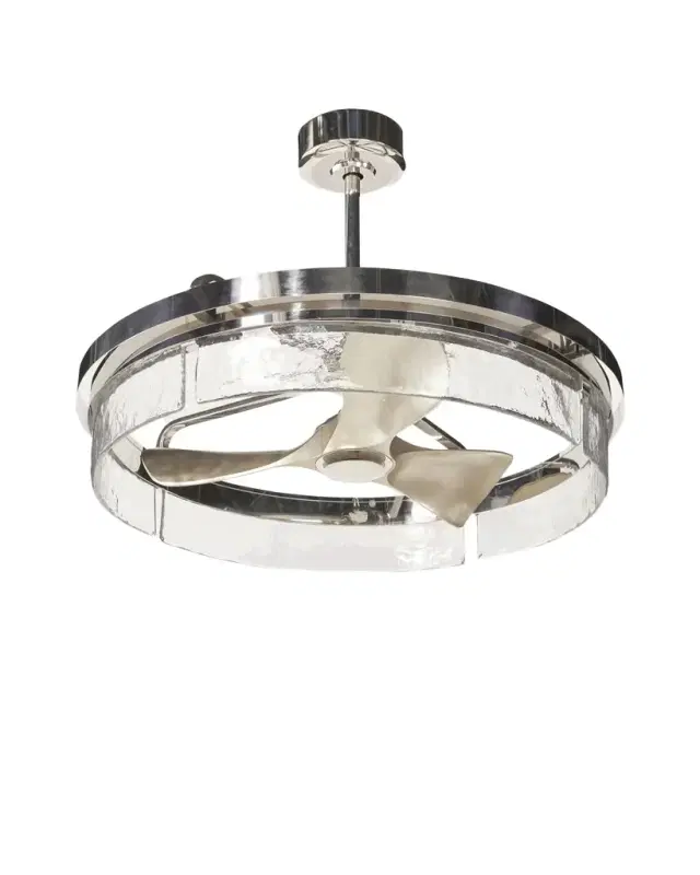 John-Richard Collection Sinclair 34" Chandelier with Fan