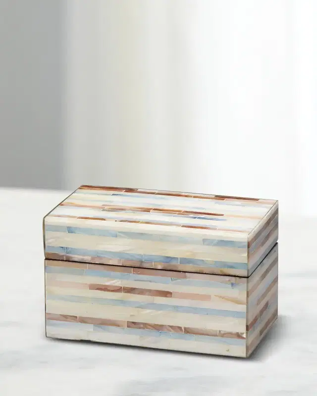 Jamie Young Roosevelt Small Mother-of-Pearl Box