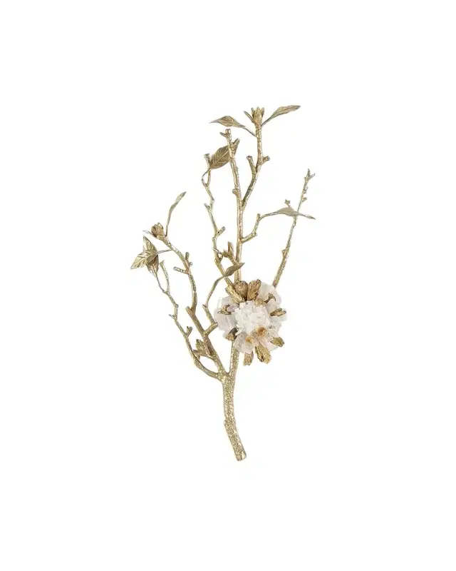 John-Richard Collection "Gold Calcite I" Wall Accent