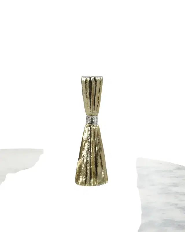 John-Richard Collection Taut Metal Candleholder, Large