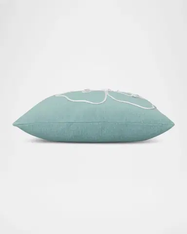 Elaine Smith Hibiscus Indoor/Outdoor Pillow, 22" Square | Thumbnail 2 Elaine Smith Hibiscus Indoor/Outdoor Pillow, 22" Square | Thumbnail 2
