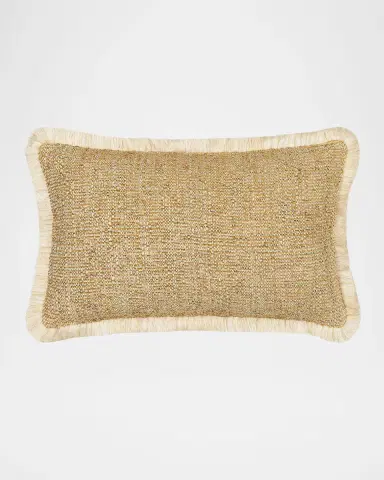 Elaine Smith Golden Hour Fringed Indoor/Outdoor Lumbar Pillow, 12" x 20" | Thumbnail 2 Elaine Smith Golden Hour Fringed Indoor/Outdoor Lumbar Pillow, 12" x 20" | Thumbnail 2
