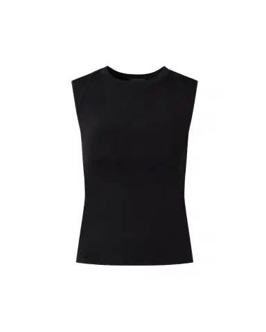 Akris Sleeveless Fitted Silk Stretch Knit Top | Thumbnail 1