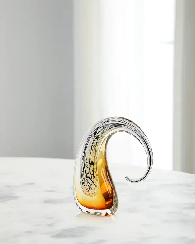 John-Richard Collection Wisp of Glass Sculpture, Small
