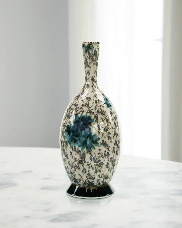 John-Richard Collection Porcelain Gardens Vase