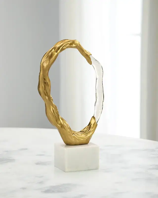 John-Richard Collection Metallic Ice Sculpture, Large