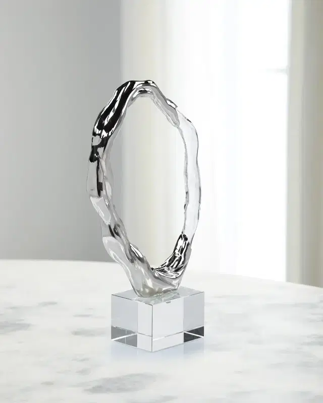 John-Richard Collection Metallic Ice Sculpture, Large