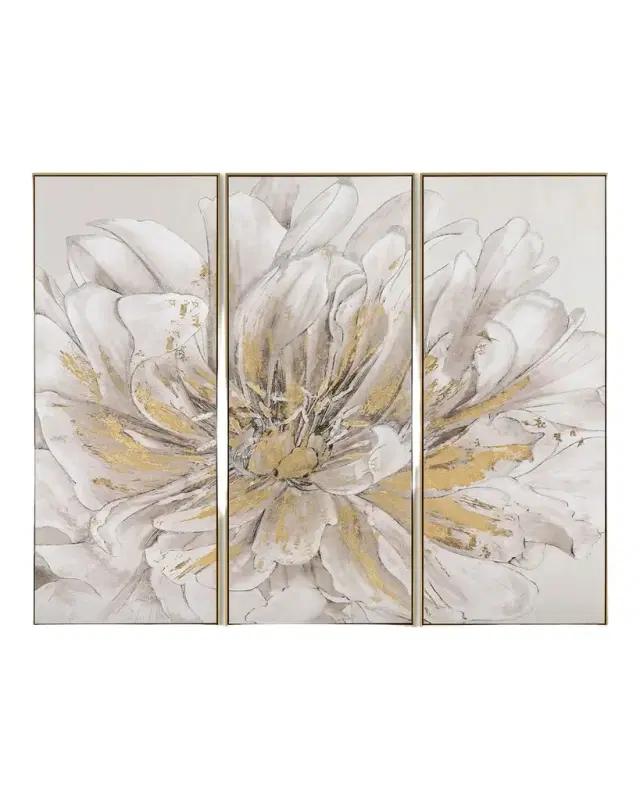 John-Richard Collection "Pristine Petals" Framed Giclees by Thomas Hazlehurst, Set of 3