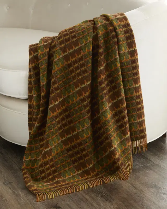 Designers Guild Talbot Merino Wool Throw, 55" x 73"