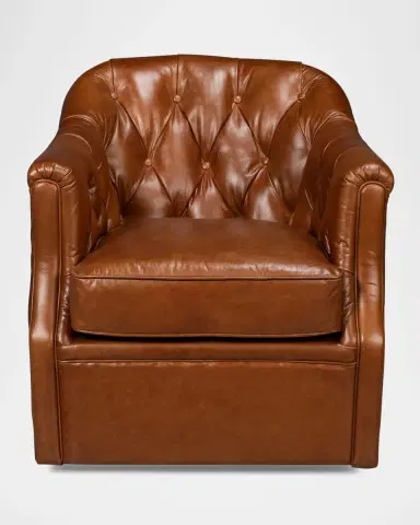 Sarreid Coolidge Swivel Chair | Thumbnail 2 Sarreid Coolidge Swivel Chair | Thumbnail 2
