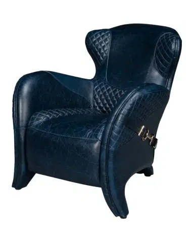 Sarreid Hera Leather Arm Chair | Thumbnail 1 Sarreid Hera Leather Arm Chair | Thumbnail 1