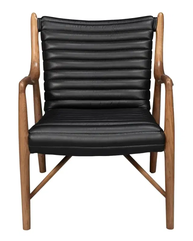 Sarreid Singletary Leather Chair