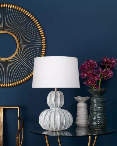 Jamie Young Oceane Gourd 27" Table Lamp | Thumbnail 3 Jamie Young Oceane Gourd 27" Table Lamp | Thumbnail 3