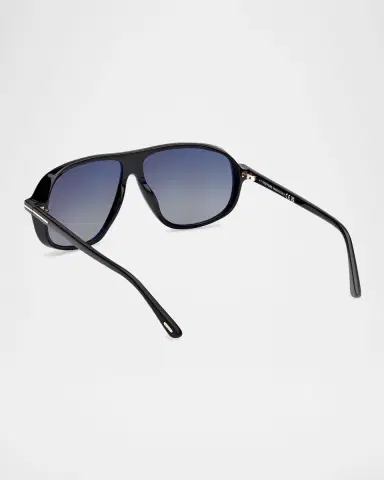 Tom Ford Men's Guillaume Acetate Aviator Sunglasses | Thumbnail 2 Tom Ford Men's Guillaume Acetate Aviator Sunglasses | Thumbnail 2