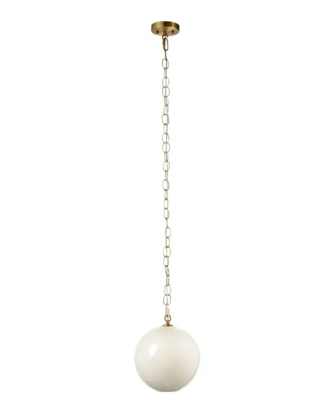 Jamie Young Camber Glass Pendant, 11.5"