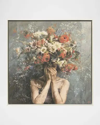 Paragon Decors "Flower Face" Framed Giclee by Marta Wiley | Thumbnail 2 Paragon Decors "Flower Face" Framed Giclee by Marta Wiley | Thumbnail 2
