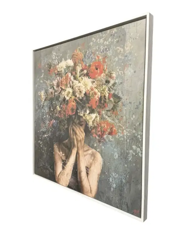 Paragon Decors "Flower Face" Framed Giclee by Marta Wiley