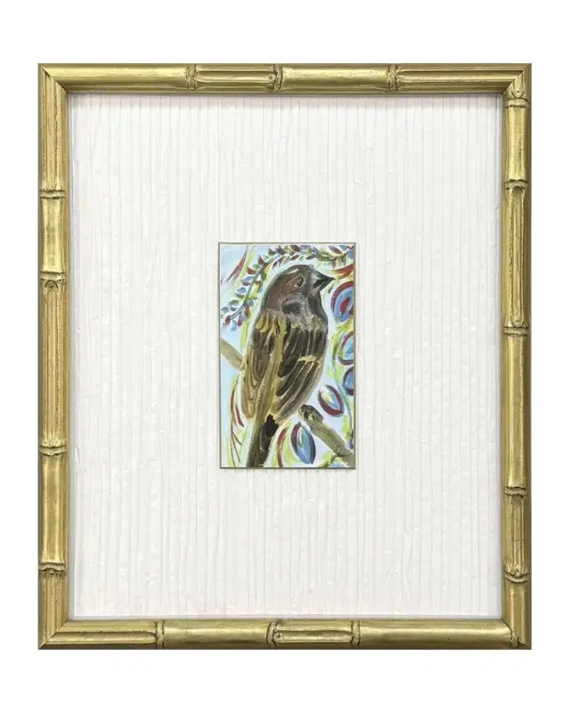 Paragon Decors "Sassy Birds" Framed Giclees by Susan Adamson-Ray, Set of 4