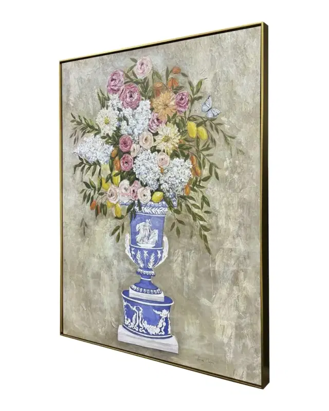 Paragon Decors "Arrangement in Blue" Hand-Embellished Giclee