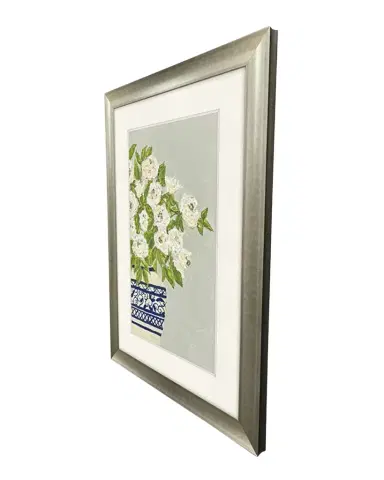 Paragon Decors "Floral Balance II" Hand-Embellished Giclee | Thumbnail 1 Paragon Decors "Floral Balance II" Hand-Embellished Giclee | Thumbnail 1