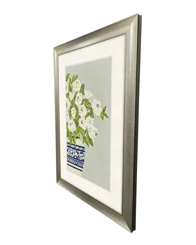 Paragon Decors "Floral Balance II" Hand-Embellished Giclee