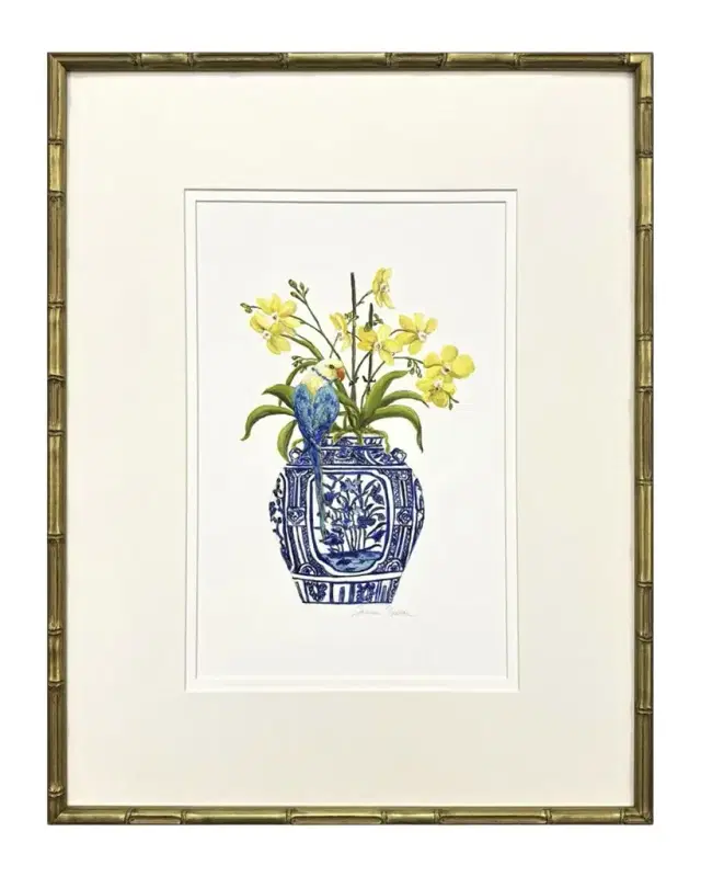 Paragon Decors "Blue and White II" Hand-Embellished Giclees