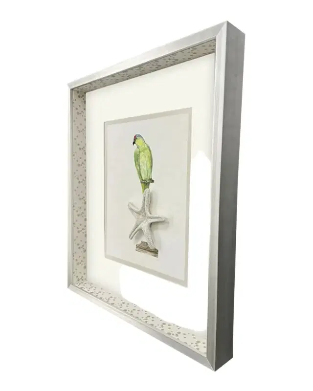 Paragon Decors "Treasure Parrot II" Hand-Embellished Giclee by PopJoy Studio