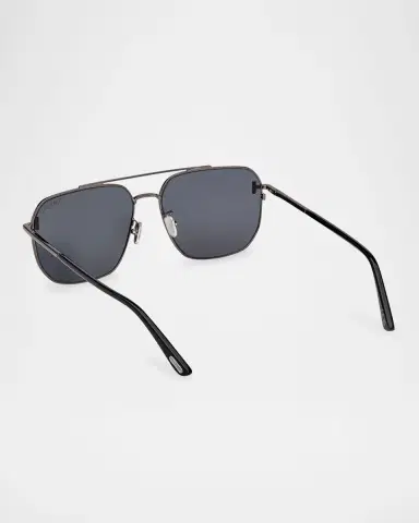Tom Ford Men's FT1249-KM Metal Square Sunglasses | Thumbnail 2 Tom Ford Men's FT1249-KM Metal Square Sunglasses | Thumbnail 2