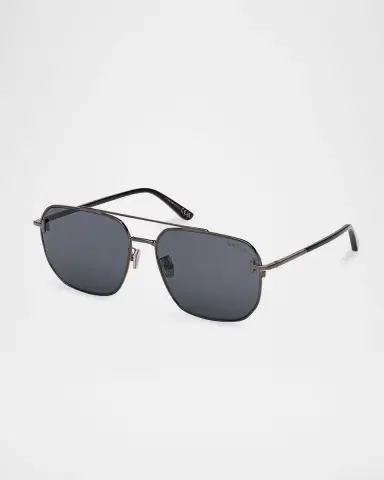Tom Ford Men's FT1249-KM Metal Square Sunglasses | Thumbnail 3 Tom Ford Men's FT1249-KM Metal Square Sunglasses | Thumbnail 3