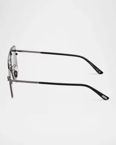 Tom Ford Men's FT1249-KM Metal Square Sunglasses | Thumbnail 4 Tom Ford Men's FT1249-KM Metal Square Sunglasses | Thumbnail 4