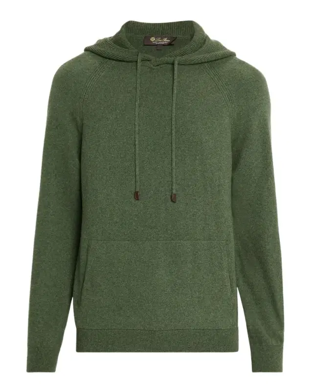 Men 's Merano Baby Cashmere Knit Hoodie