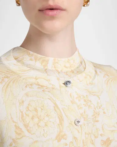 Versace Barocco '92 Knit Cardigan | Thumbnail 9 Versace Barocco '92 Knit Cardigan | Thumbnail 9