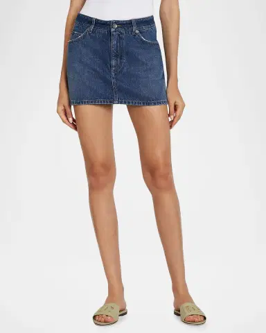 Dolce & Gabbana Denim Mini Skirt | Thumbnail 3 Dolce & Gabbana Denim Mini Skirt | Thumbnail 3