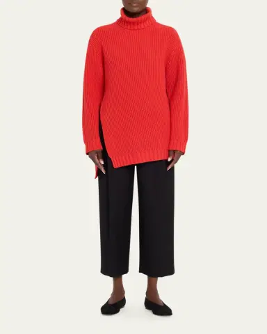 Giorgio Armani Ribbed Cashmere Turtleneck Sweater | Thumbnail 2