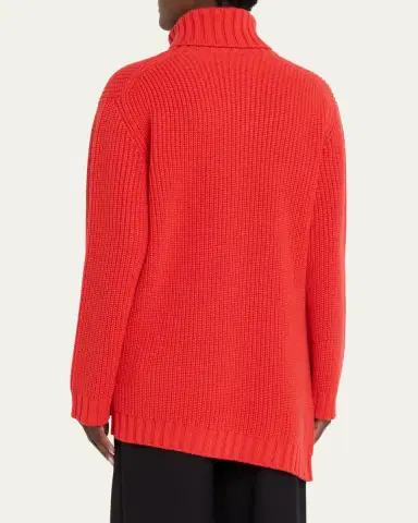 Giorgio Armani Ribbed Cashmere Turtleneck Sweater | Thumbnail 3
