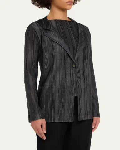 Giorgio Armani Plisse Jersey Jacket | Thumbnail 4