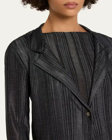 Giorgio Armani Plisse Jersey Jacket | Thumbnail 5