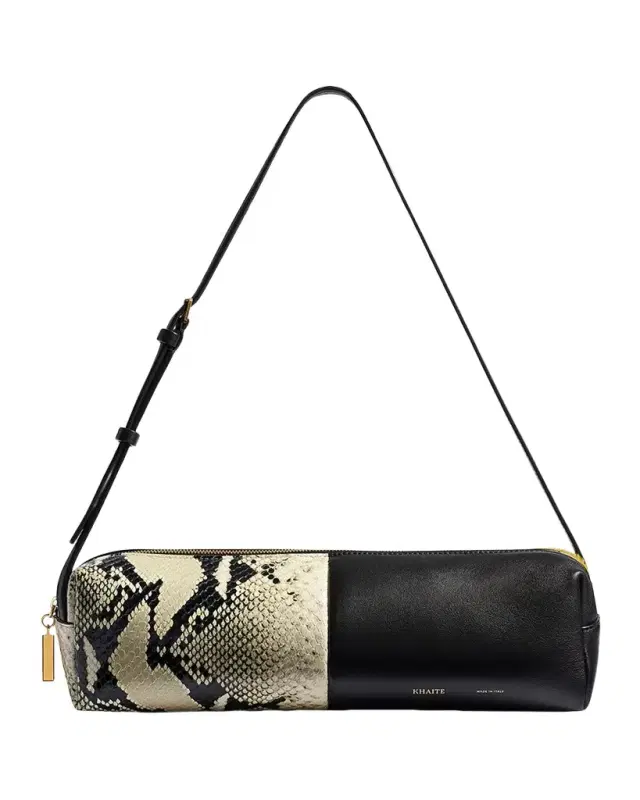 Kye Leather & Calf Hair Shoulder Bag