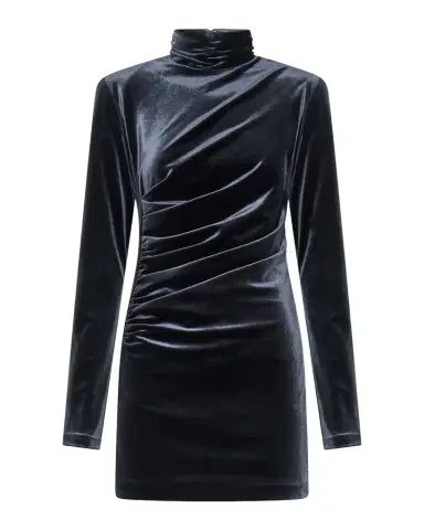 NICHOLAS Pilar Ruched Mock-Neck Mini Dress | Thumbnail 1