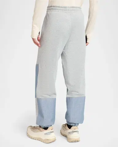 Moncler en's Color Block Cotton Denim Sweatpants | Thumbnail 3 Moncler en's Color Block Cotton Denim Sweatpants | Thumbnail 3