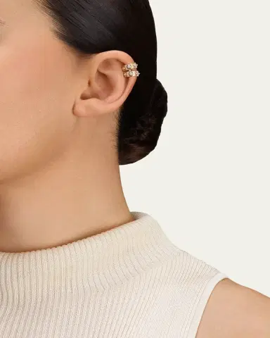 NOUVEL HERITAGE 18K Brunch in NY Ear Clip, Single | Thumbnail 2 NOUVEL HERITAGE 18K Brunch in NY Ear Clip, Single | Thumbnail 2